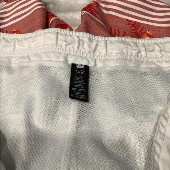 OP‎ Mens Swim Trunks Size XL (40-42) Striped/Floral - Picture 3 of 9